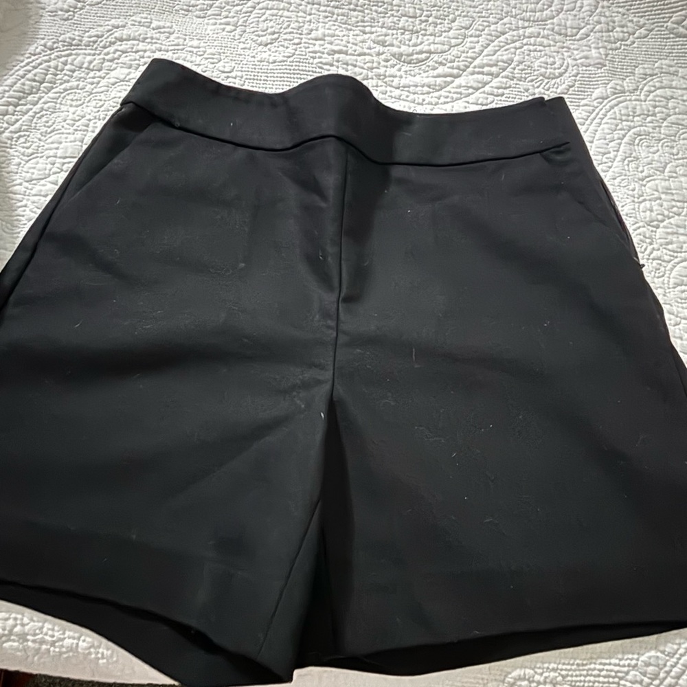 White House Black Market High Waist Black Shorts